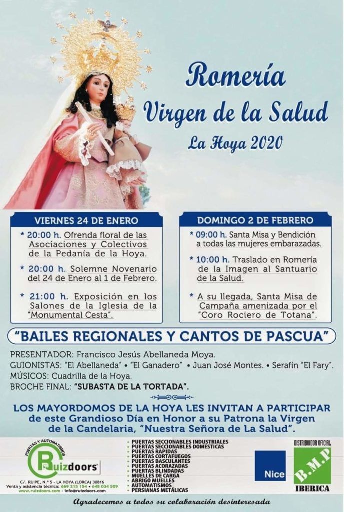 Cartel de la Romería de La Hoya 2020